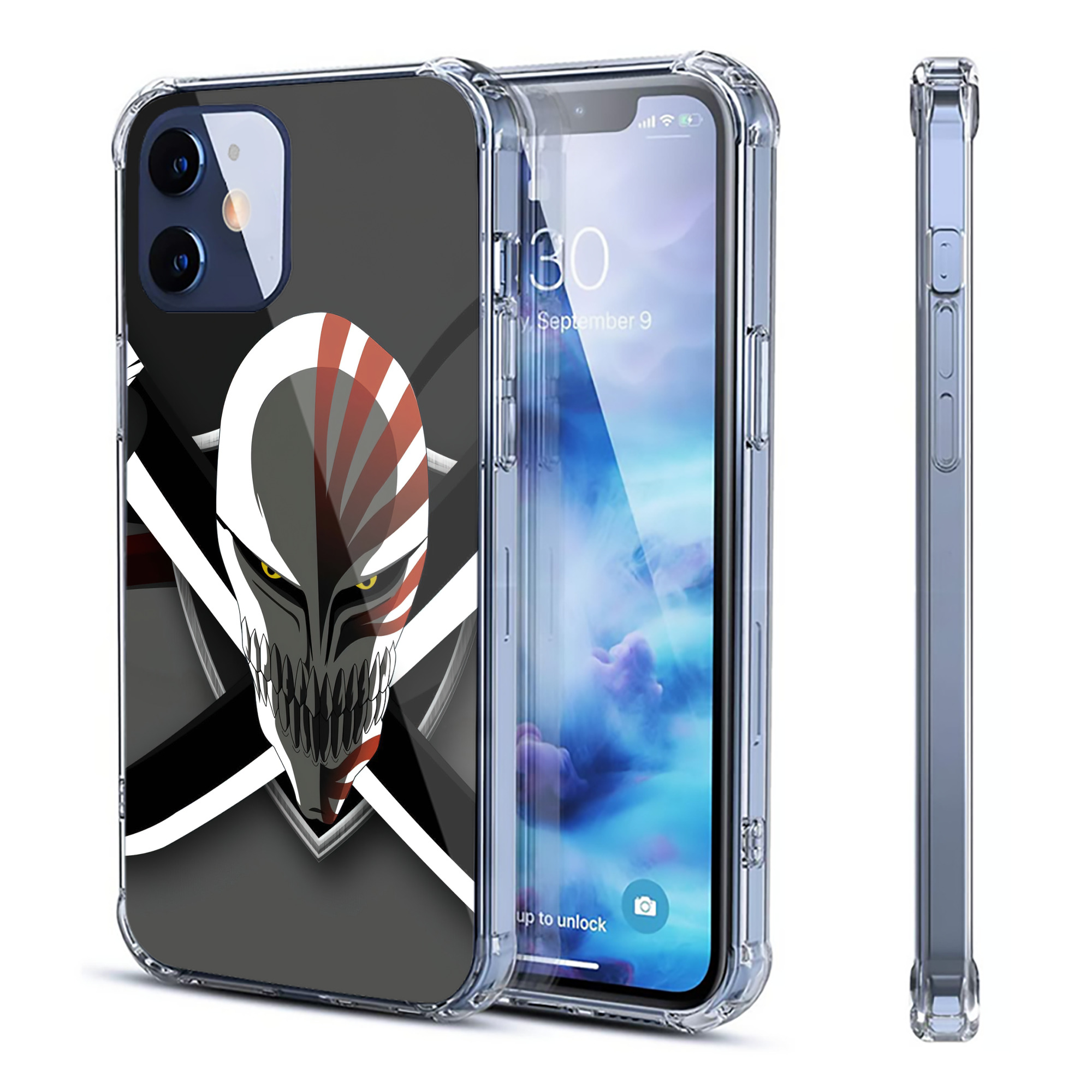 （画像用） ブリーチ BLEACH 【iPhone 12シリーズ対応】透明スマホケース（クリアソフトケース）